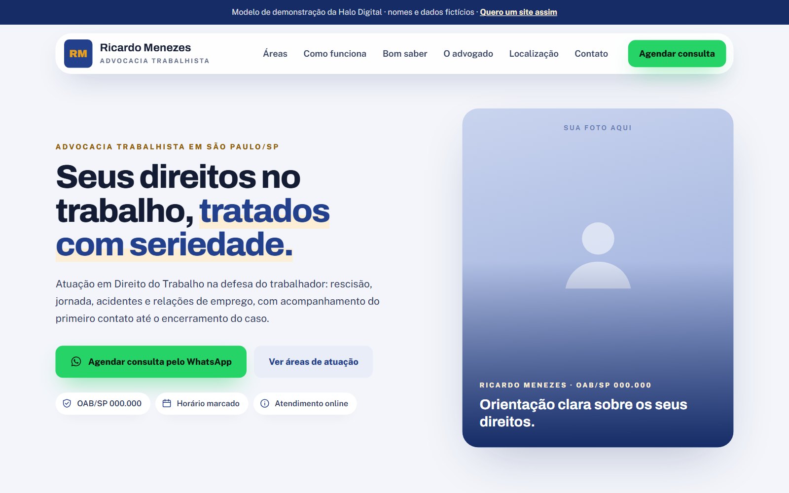 Prévia do modelo Trabalhista